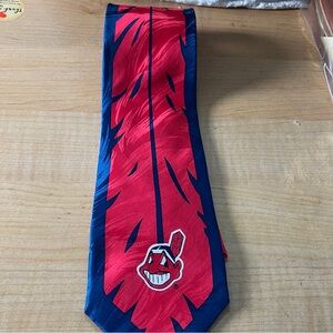 Red and Blue Tie with Logo
